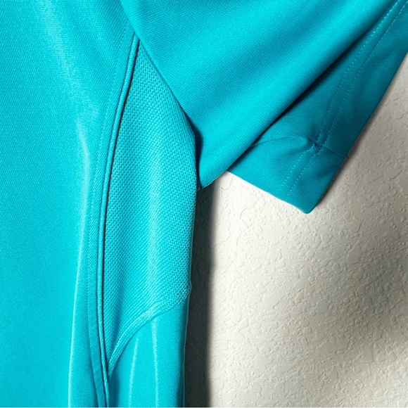 FILA Teal Golf Polo Sport Shirt, Short Sleeve, Polyester Mens, Athletic Fit, XXL - Picture 9 of 9